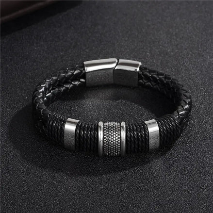 Alvae Geometric Leather Band