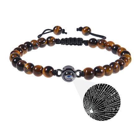 Alvae Frosted 100 Languages Projection Bracelet