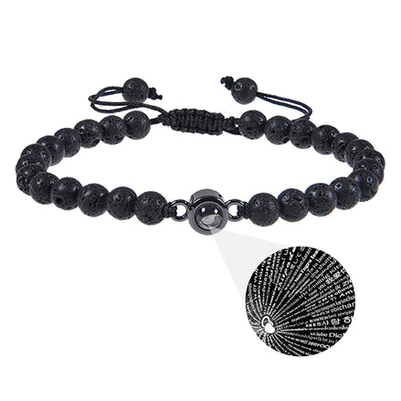 Alvae Frosted 100 Languages Projection Bracelet