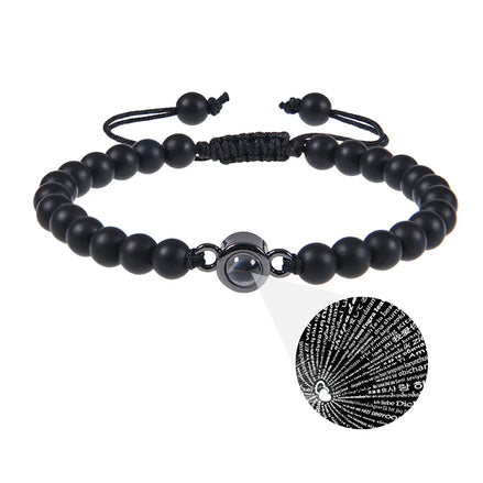 Alvae Frosted 100 Languages Projection Bracelet